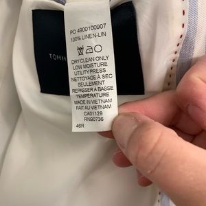 Tommy Hilfiger men’s suite blazer jacket